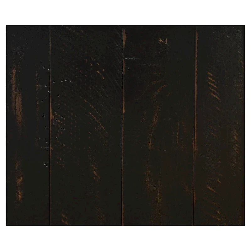 Table basse relevable carrée, bois noir et marron, 91,4 cm L x 91,4 cm P x 45,7 cm H