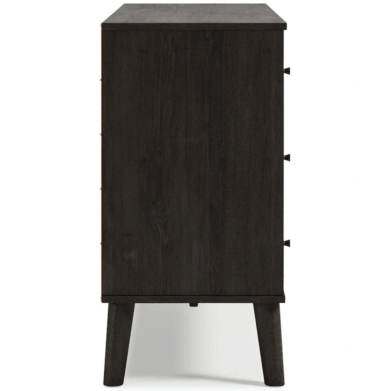 Commode à 6 tiroirs au fini grain de bois Piperton de Signature Design by Ashley