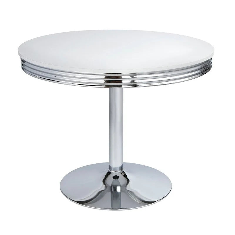 Table à manger rétro Simple Living Raleigh - Blanc