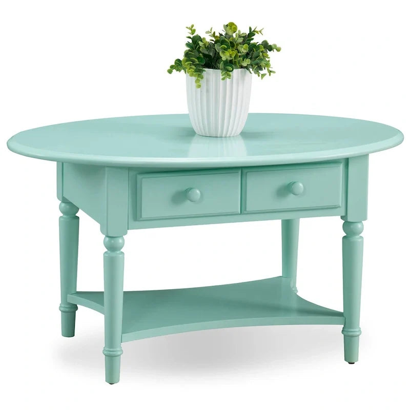 Table basse ronde de 27 pouces, plateau en marbre blanc, pied moderne en fer noir