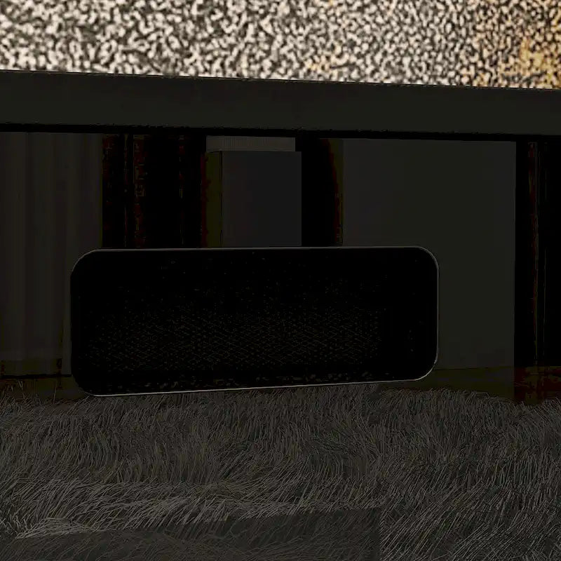 Cheminée électrique d'ambiance et meuble TV durable à faible consommation d'énergie