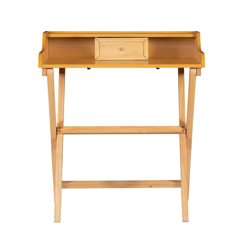 Bureau pliant en bois massif Clover