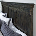 Bellamy Traditional Peppercorn Queen Panel Bed Headboard