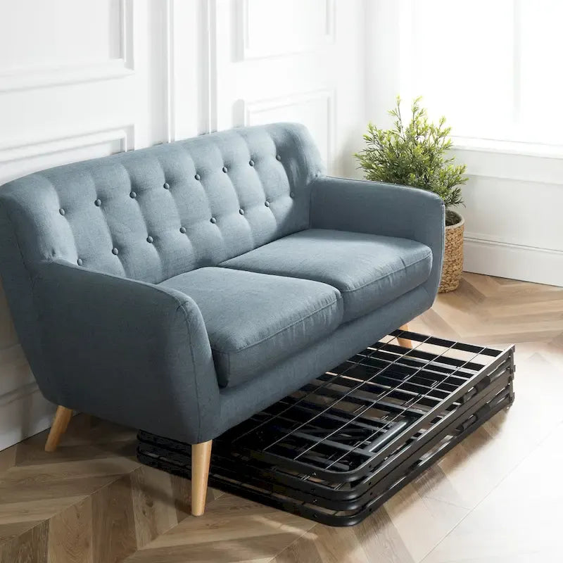 Canapé inclinable électrique en similicuir transitionnel avec ports USB et plateau, gris clair