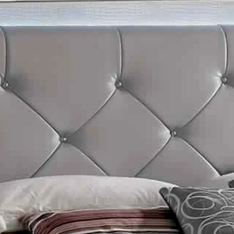 Grand lit King, Fini ivoire, Meubles de chambre traditionnels
