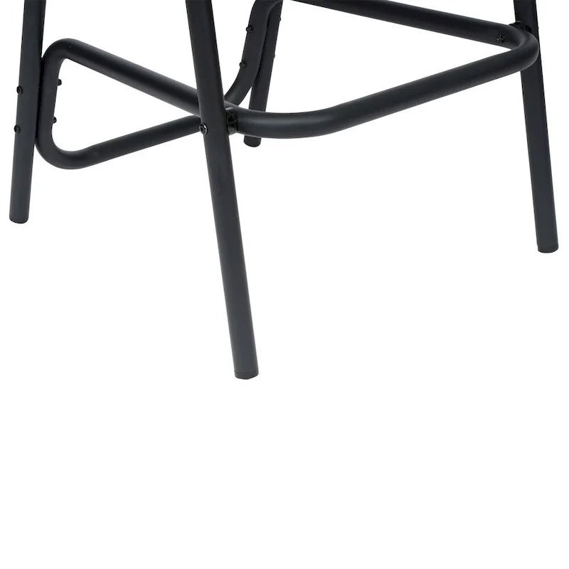 Tabourets de bar en rotin pour l'intérieur et l'extérieur, lot de 2