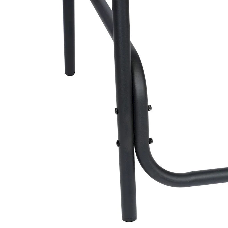 Tabourets de bar en rotin pour l'intérieur et l'extérieur, lot de 2