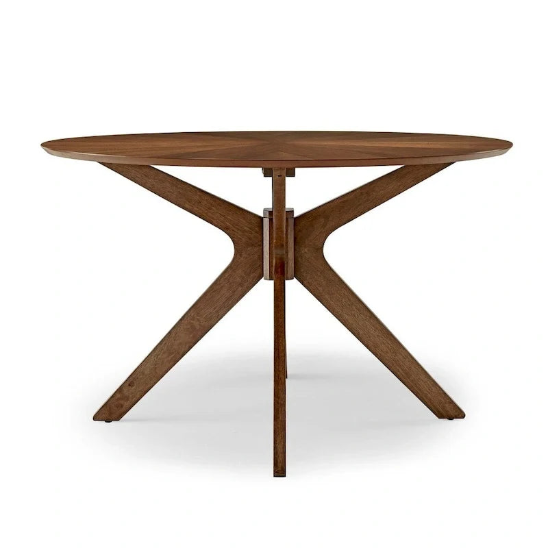 Table à manger ronde Crossroads 47 en bois