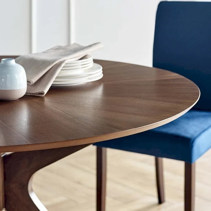 Table à manger ronde Crossroads 47 en bois