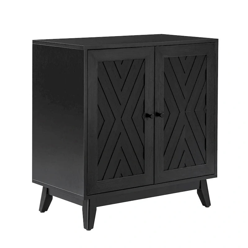 Meuble d'appoint 2 portes Joseph Midcentury 30Tall par HULALA HOME
