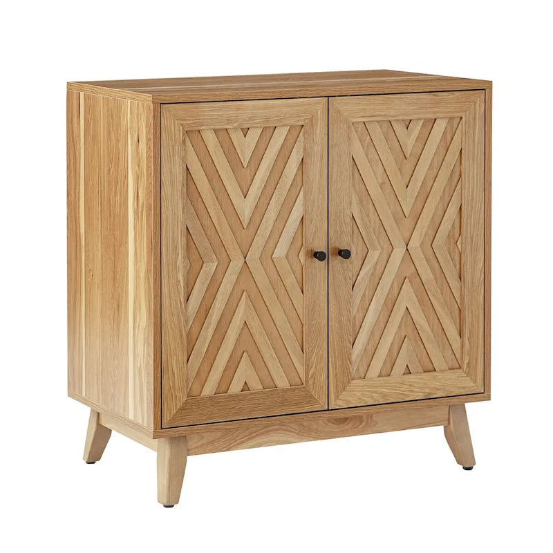 Meuble d'appoint 2 portes Joseph Midcentury 30Tall par HULALA HOME