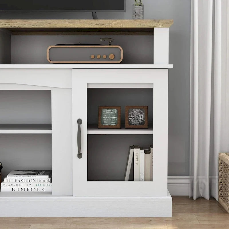 Meuble TV, meuble de rangement et étagères de 58 pouces - 58 pouces