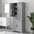 Meuble de rangement de salle de bain avec étagère réglable