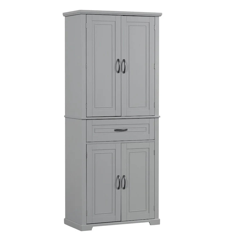 Meuble de rangement de salle de bain avec étagère réglable